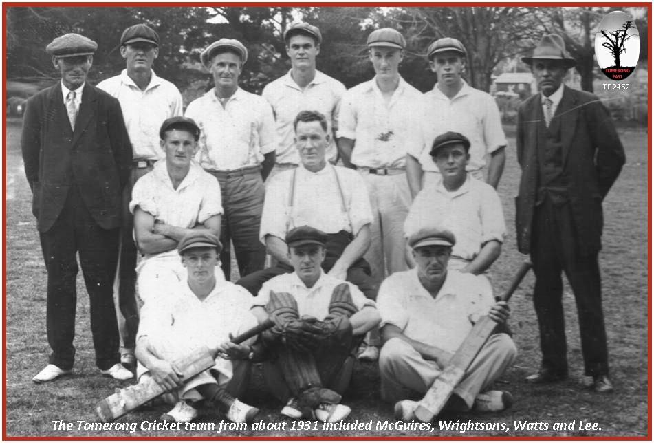 Tomerong Cricket Team 1931c